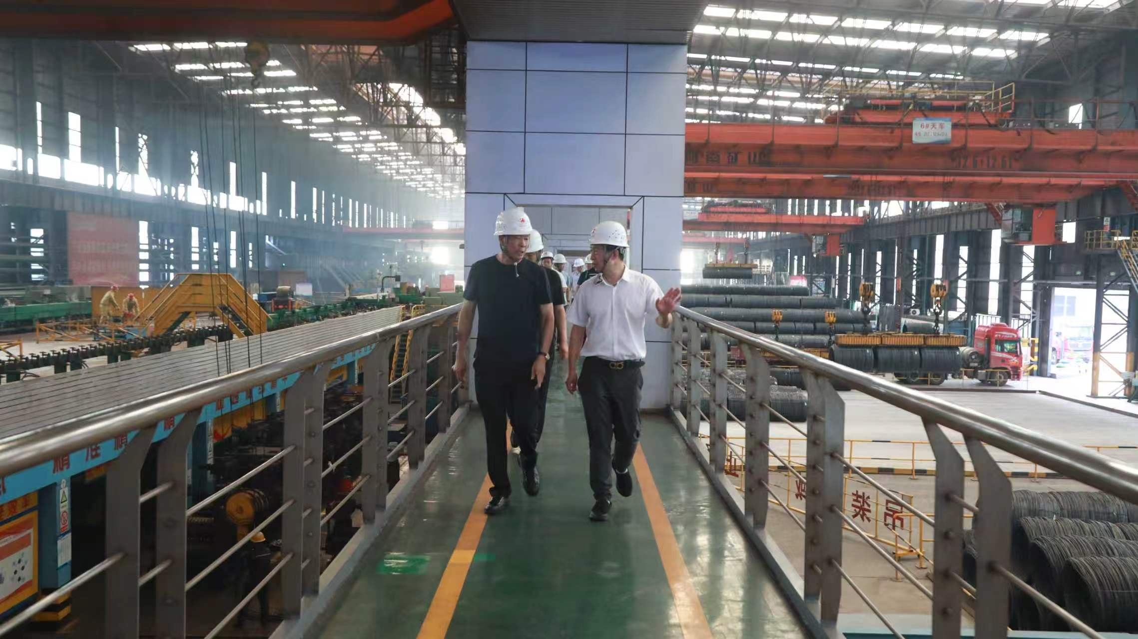 建邦集团总经理张锐一行到宏达集团调研交流